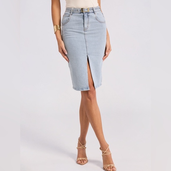 GENERATION LOVE NWT Luanne Denim Skirt SZ 26 - Picture 1 of 7